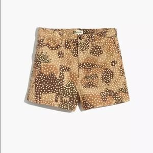 NWT MADEWELL Zoo Review Camp Shorts SIZE SMALL